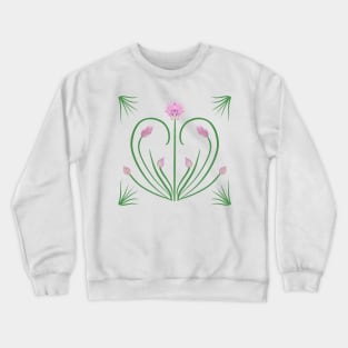 Flowers of chive Crewneck Sweatshirt